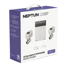 NEPTUN × Умный дом с Алисой. Комплект базовый. Умная система защиты от протечек воды 3/4