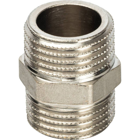 STOUT Ниппель HH никелированный 1/2" SFT-0004-001212
