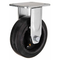 Большегрузное обрезиненное колесо неповоротное FCd63 (303) 160 мм