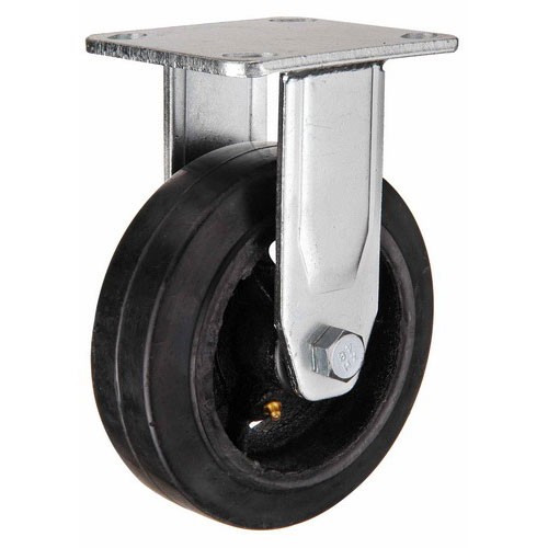 Большегрузное обрезиненное колесо неповоротное (303) 200 мм  FCd80 