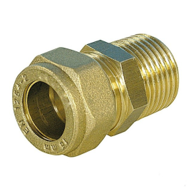 Соединитель прямой с наружной резьбой COMISA Ф10-1/2"