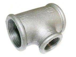 Тройник переходной оцинкованный 1 1/4"-3/4"-1 1/4"