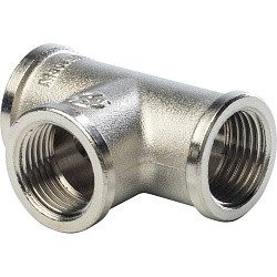 STOUT Тройник ВВВ никелированный 3/4"
