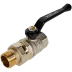 Кран шаровой Bugatti Oregon с американкой Внутренний-Наружный (ручка) 1" 03200034