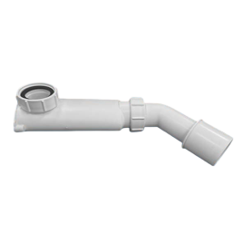 Горизонтальный самозакрывающийся "сухой" сифон (1 1/2'x40/50мм) McAlpine